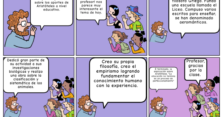 Principal aporte a nivel educativo de Aristóteles
