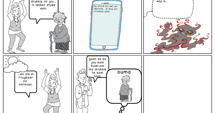 ‘n Drukkie vir ouma
