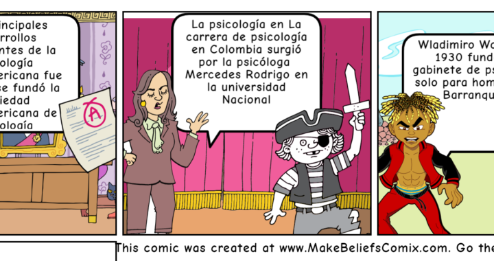 Historieta 3: Psicología en América Latina y en Colombia