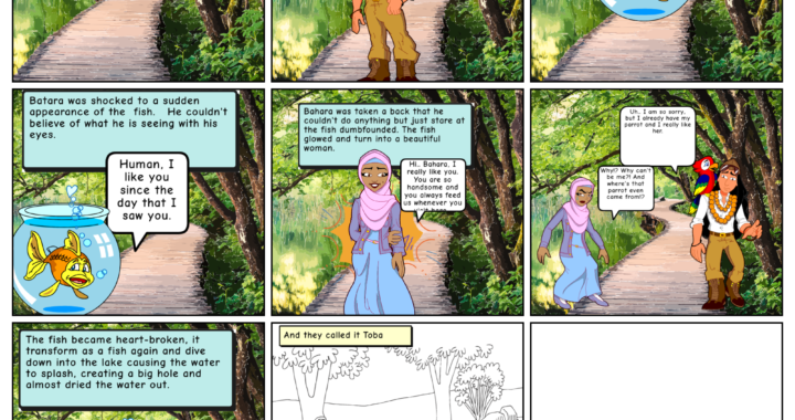 MY RECREATION OF “LEGEND OF THE LAKE OF TOBA”