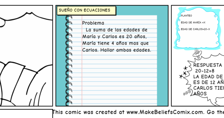 SUEÑO CON ECUACIONES